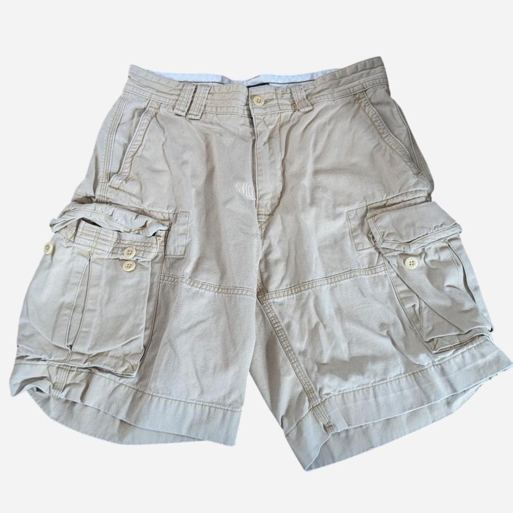 Polo Ralph Lauren Mens Cargo Shorts 33 Tan